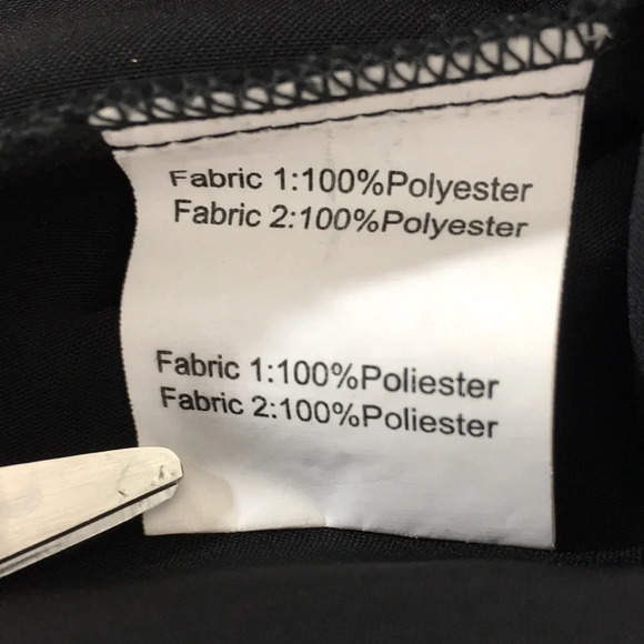 Prabal Gurung Collective Blouse‎ Womens 2 Black Ruffle Ribbed Button Front - Picture 11 of 14